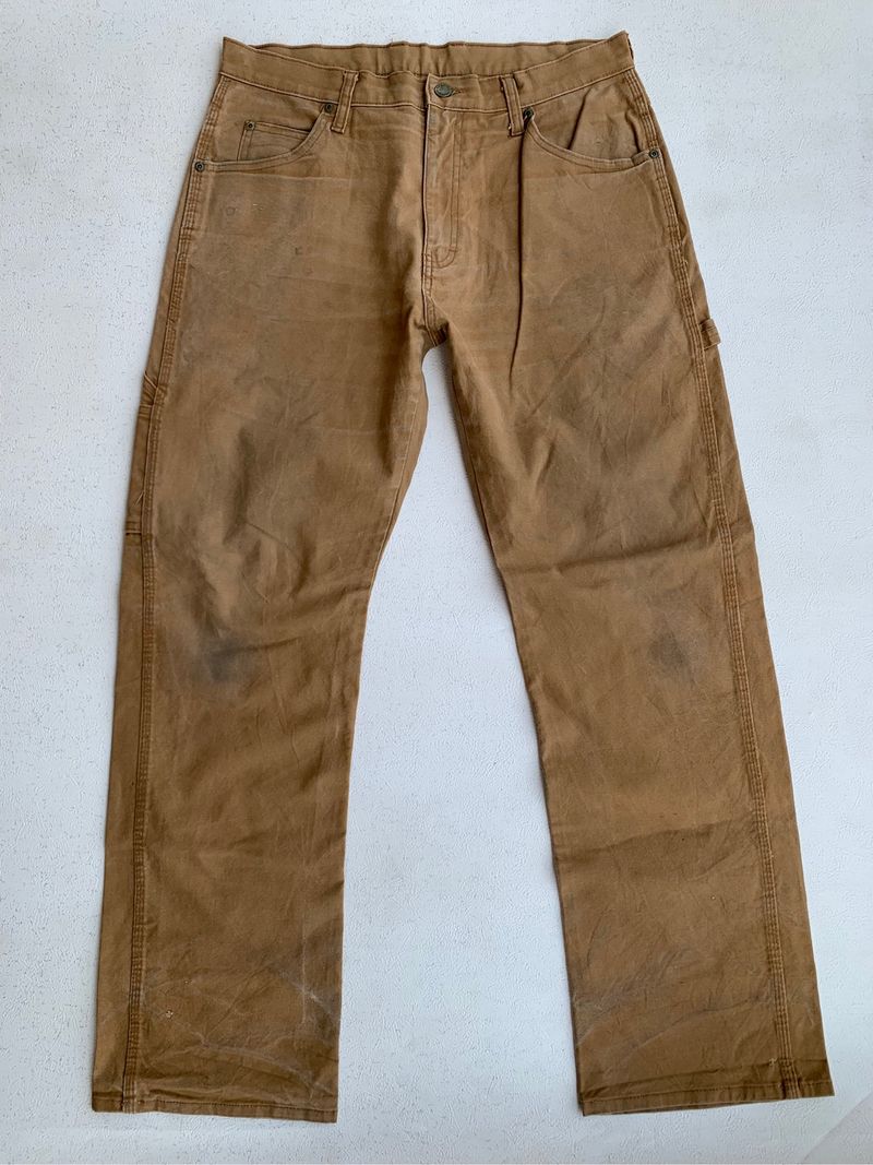 2022’ Dickies Canvas Carpenter Rinsed Brown, foto 4
