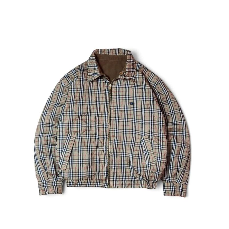 Vintage Burberry Suede Novacheck Reversible Jacket, foto 5