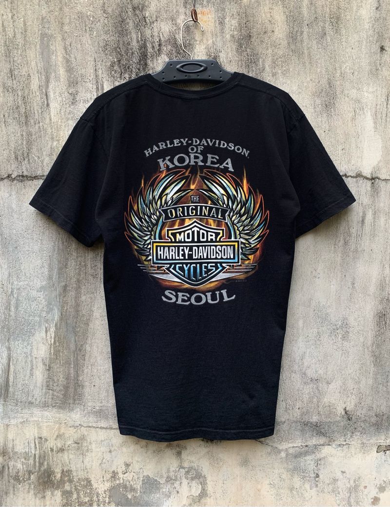 2014 Harley Davidson Korea Seoul Tee, foto 4
