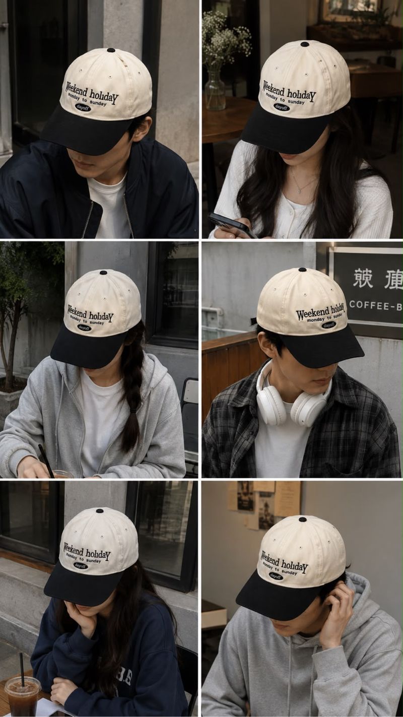 Weekend Holiday Embroidered Dad Hat, foto 4