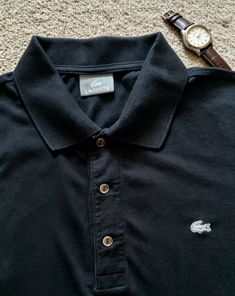 POLO LACOSTE LOGO PUTIH, foto 2