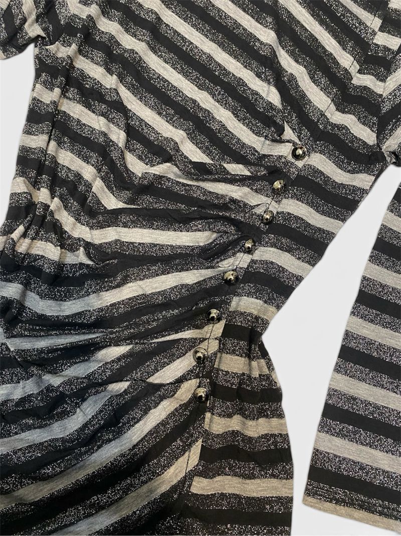 Y2K STRIPED LONG SLEEVE TOP, foto 2