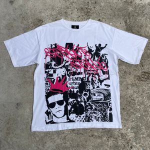 Streetwear Y2K T-shirt Pria white