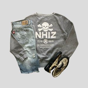 Neighborhood Streetwear Skater Sweater Pria gray