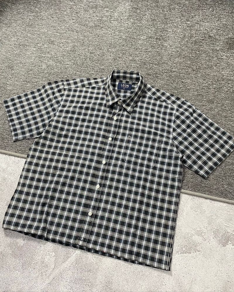 LEON plaid boxy shirt, foto 6