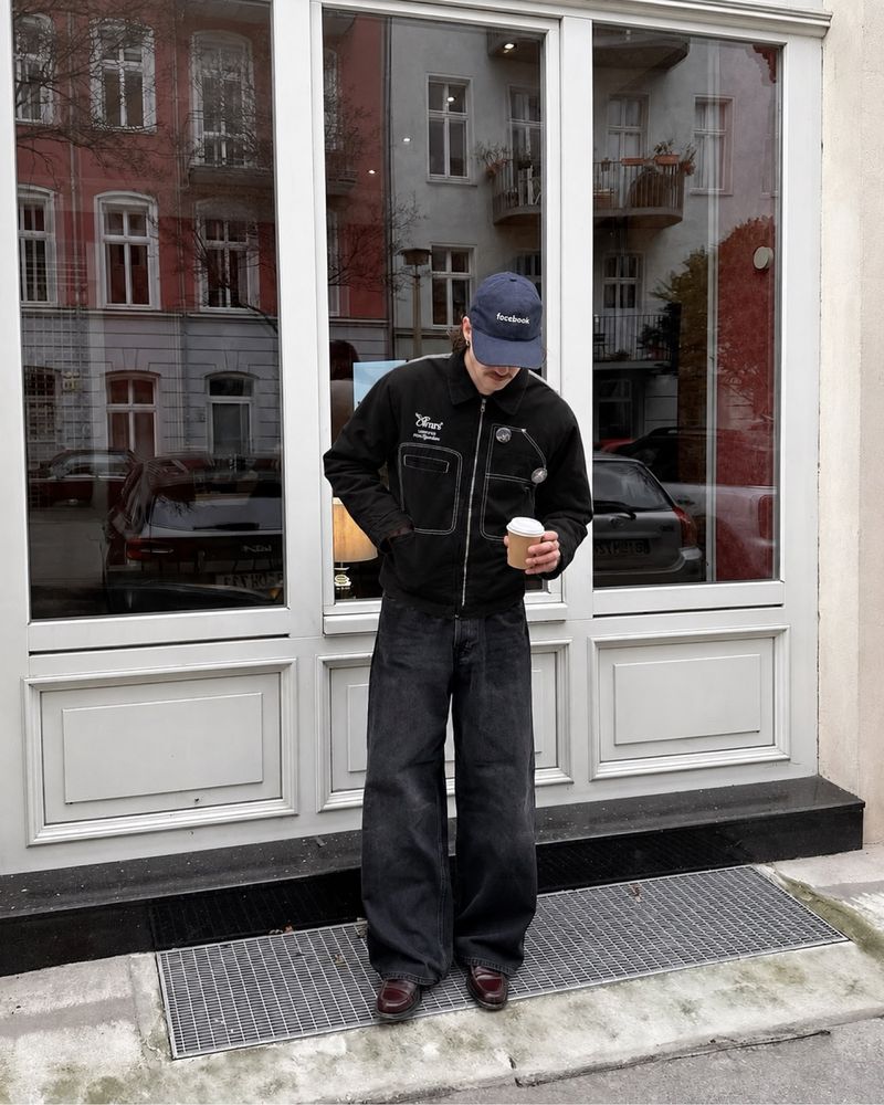 Owners Canvas Black Boxy Work Jacket, foto 2