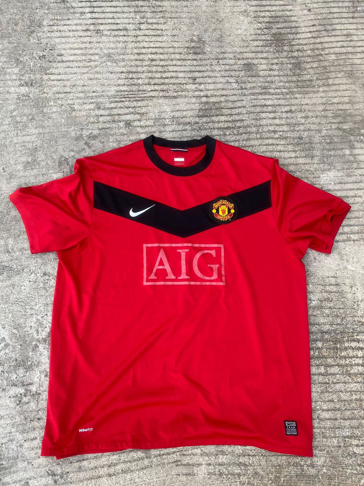 Nike Biker Sportswear Jersey Pria red black