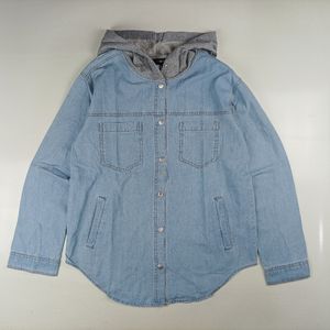 Forever 21 Casual Denim jacket Wanita blue