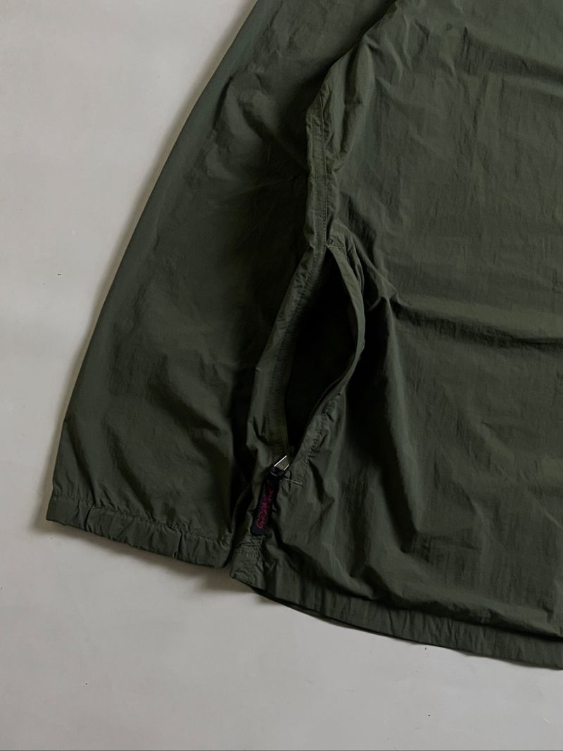 Gramicci nilon pull over jacket olive green, foto 5