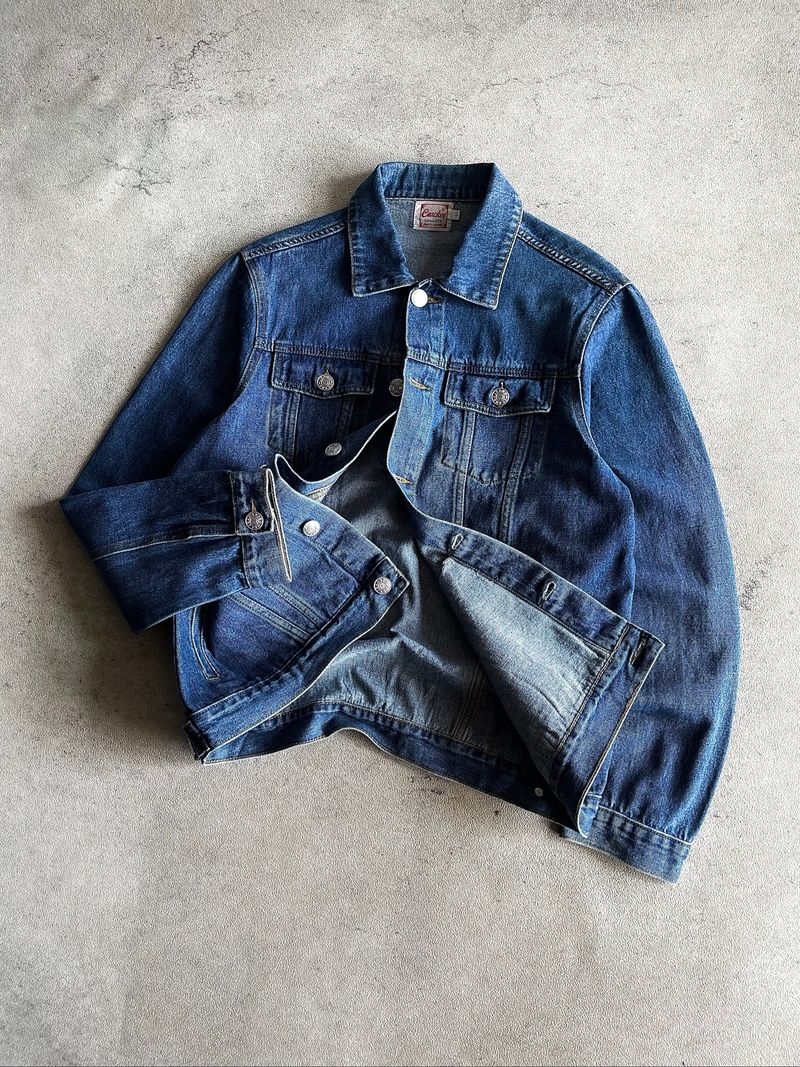 DENIM TRUCKER JACKET BU CRACKER, foto 2