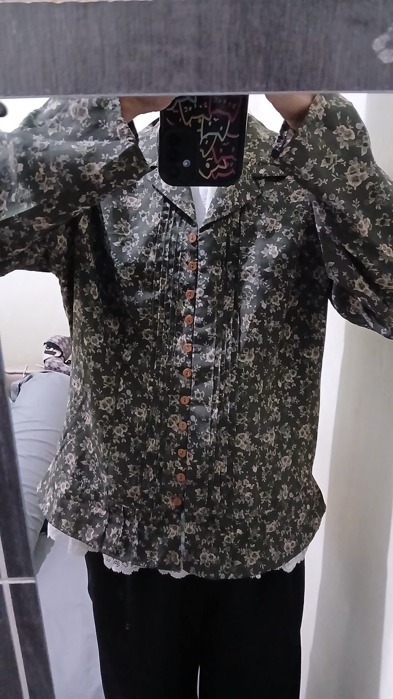Atasan Blouse Floral Rempel, foto 4