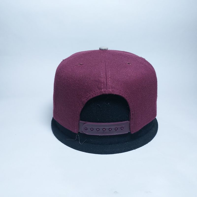 Indie Casual Hat Pria silver burgundy, foto 4