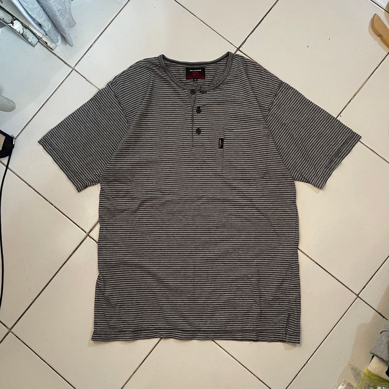 Henley Shirt Mr.Junko Striped, foto 2
