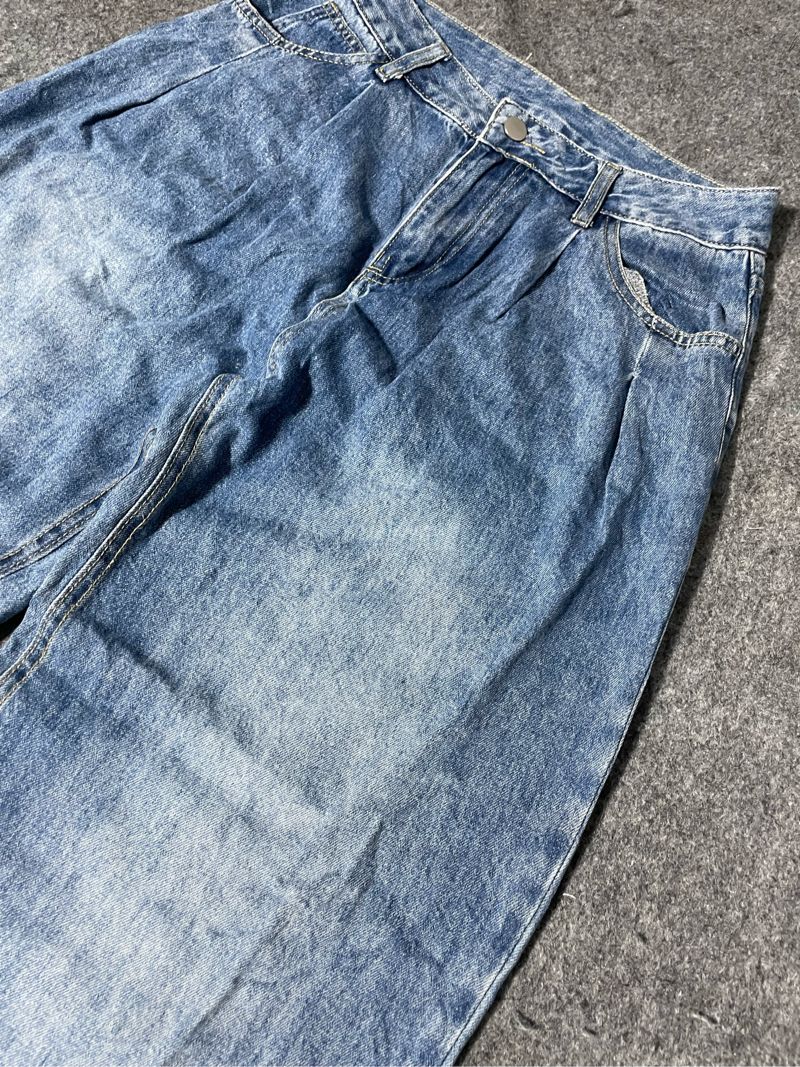 Vintage Jeans Pria white blue, foto 5
