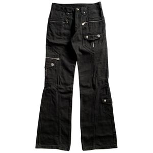 Bernings Sho Washed Multi-Pocket Bootcut Cargo Jeans