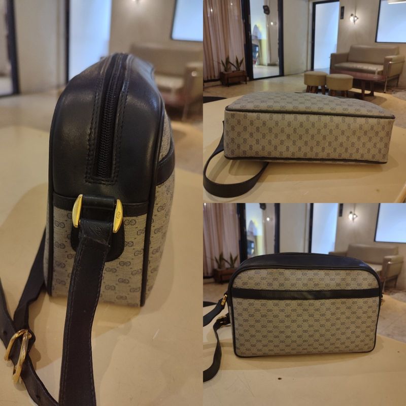 Gucci GG Monogram 80's Vintage Authentic Cambag, foto 3