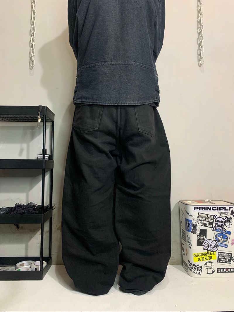[GUYOT] Baggy Jeans Black Superwideleg📌, foto 3