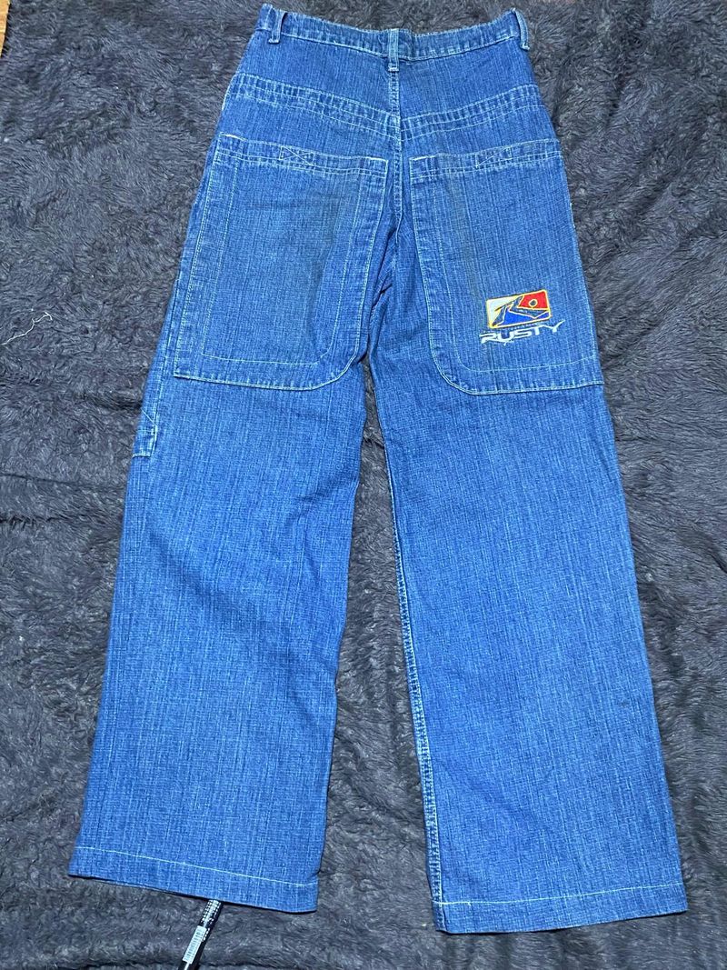 Celana baggy jeans Y2k rusty, foto 5