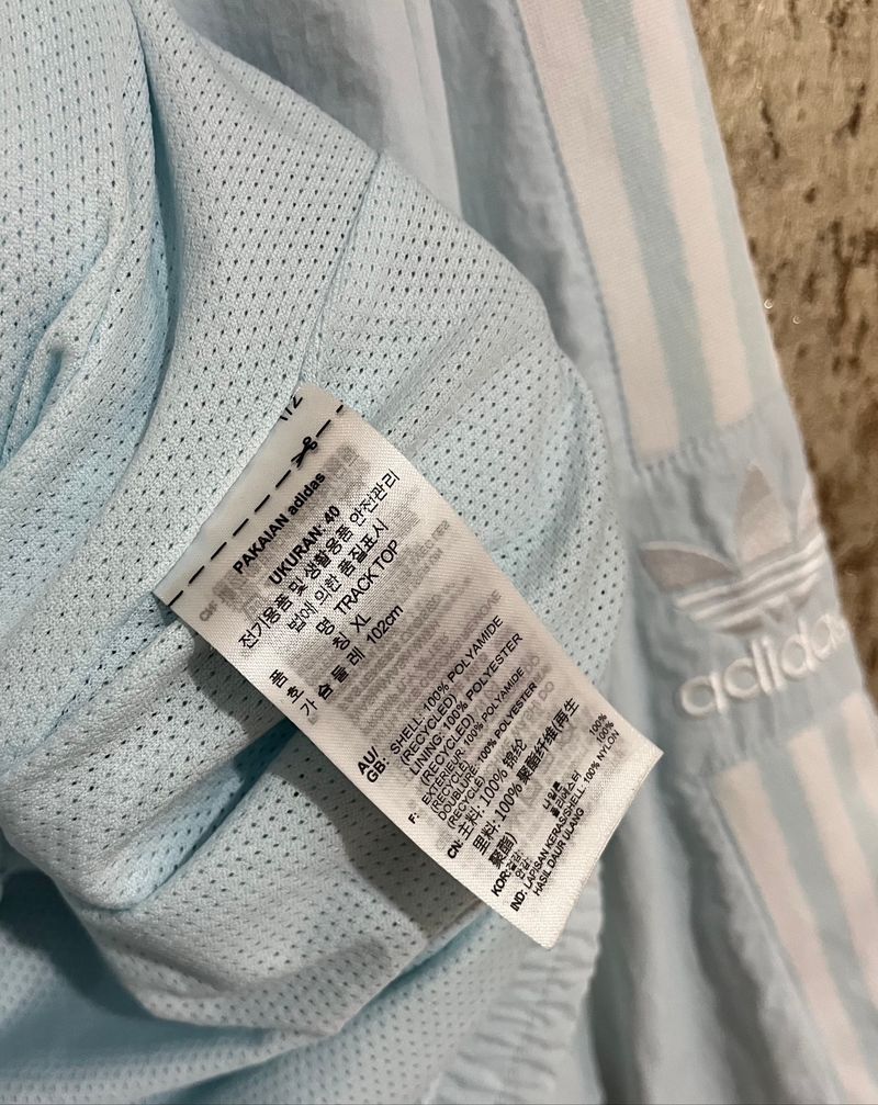 Tracktop Adidas Classics LOCK UP 3 Stripes Sky Blue, foto 6