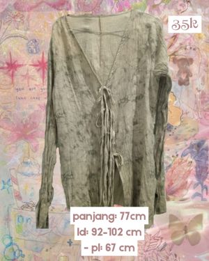 cardigan outer pantai morikei fairy coquette