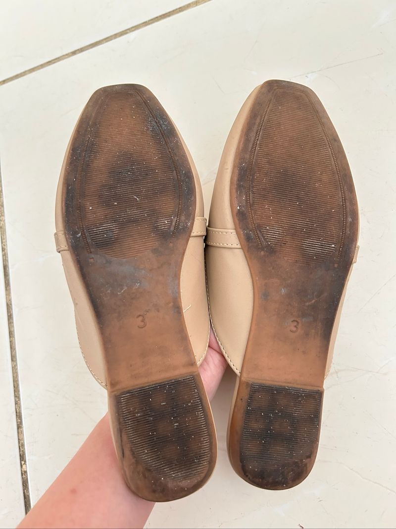 Preloved Vincci Malaysia Mules Beige, foto 5