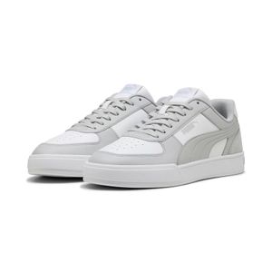 Puma Caven Mix sneakers in Ash Gray and White.