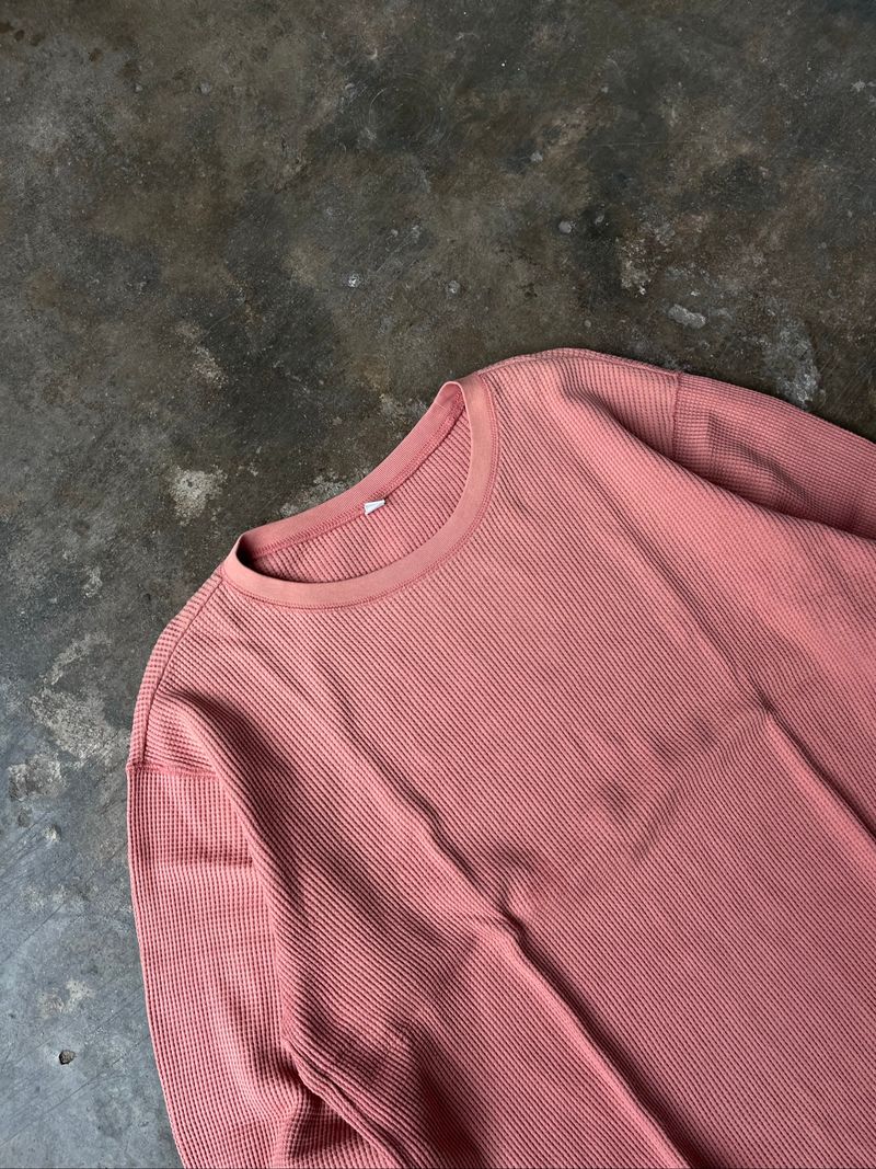 Waffle uniqlo long sleeve, foto 2