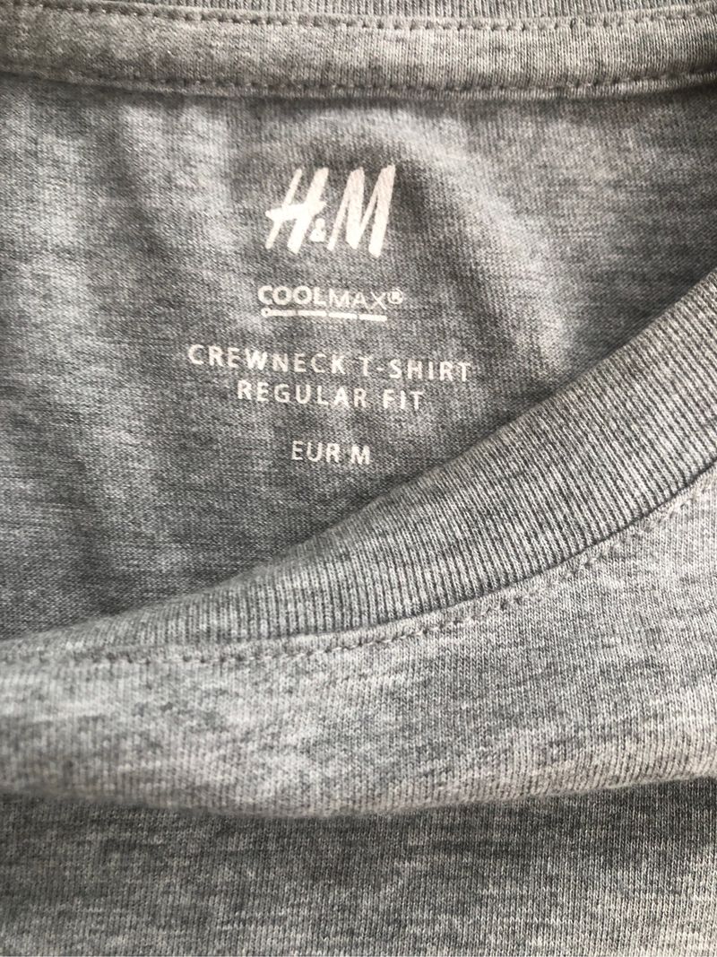 HnM Blank Shirt Grey, foto 2