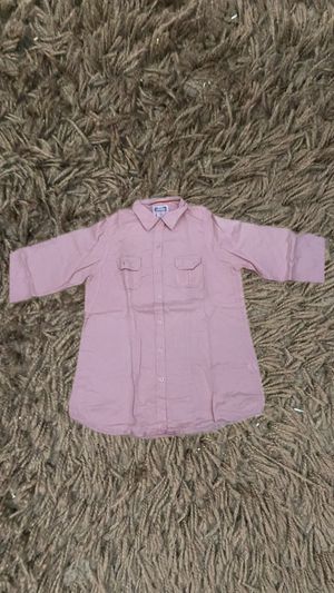 kemeja peach