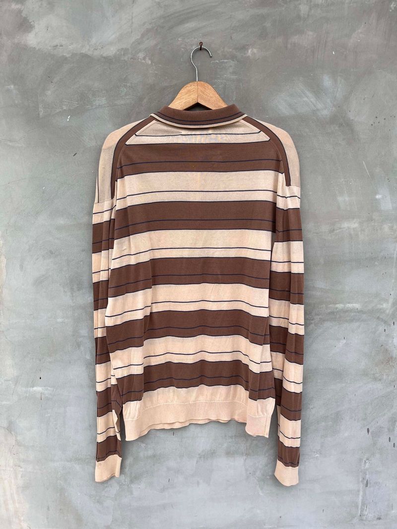 Vintage burberry striped sweatshirt made in england, foto 5