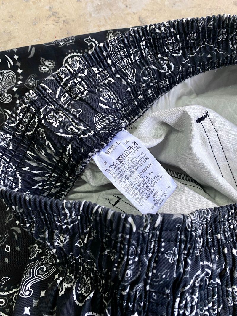 COOKMAN WIDE CHEF PAISLEY PANT BLACK, foto 10