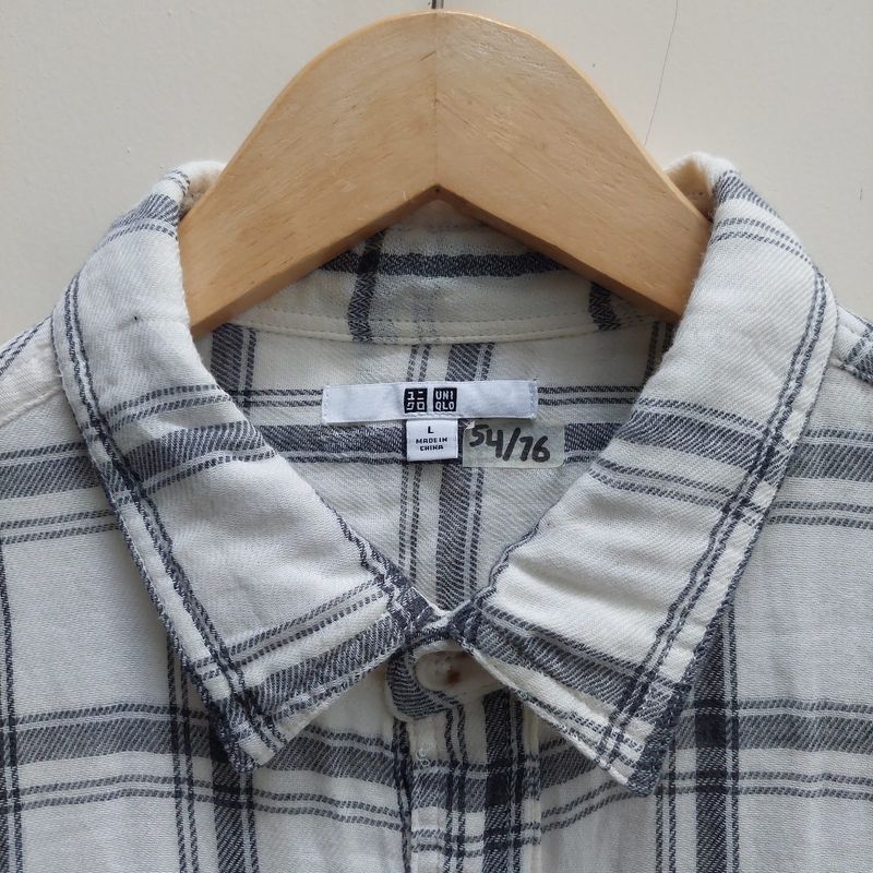 UNIQLO - Kemeja Double Layer Double Pocket (like Levi's), foto 4