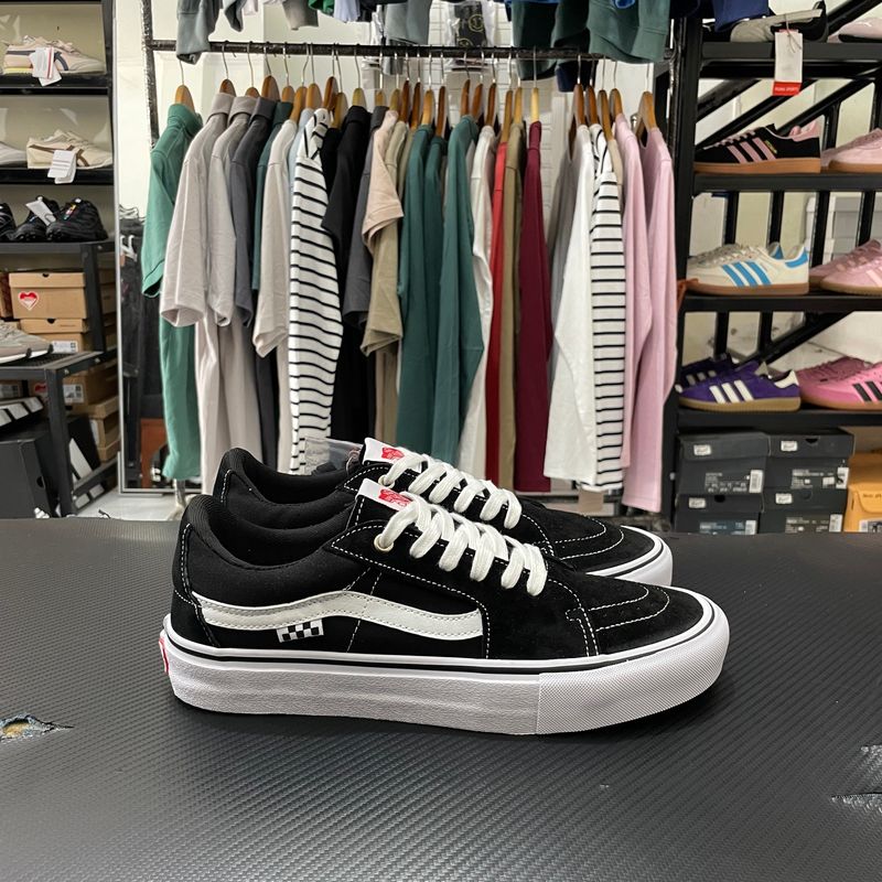 Vans sk8 low pro skate black white, foto 2