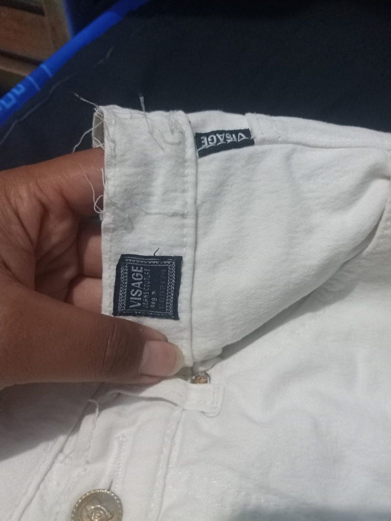 Visage Jeans Couture Putih SZ 27, foto 5