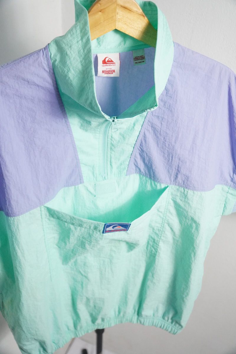 Jaket Halfzip Quiksilver  Stranger Things Lenora Windbreaker, foto 5