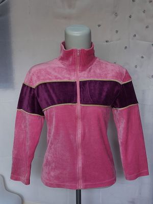 Lover Girl Velour Pink Jacket Fitted