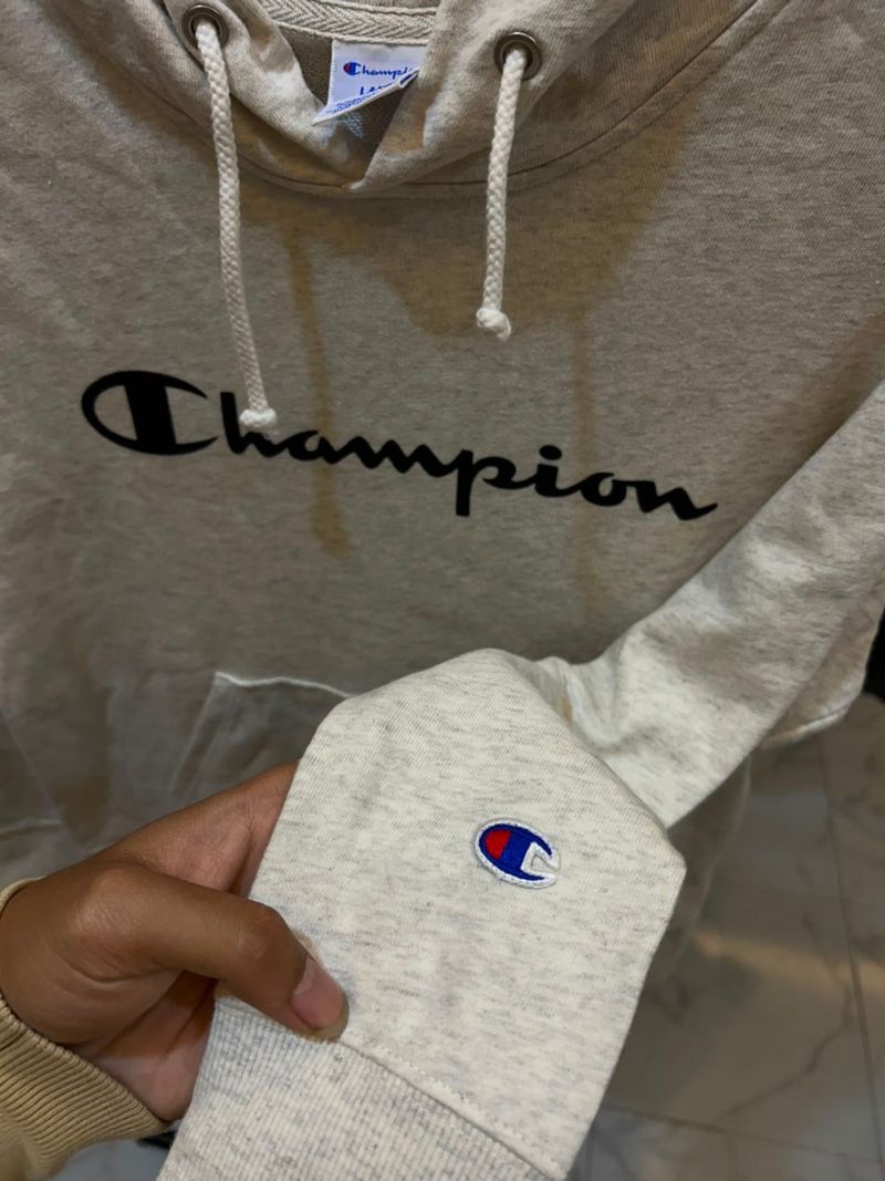 Champion script logo hoodie, foto 4