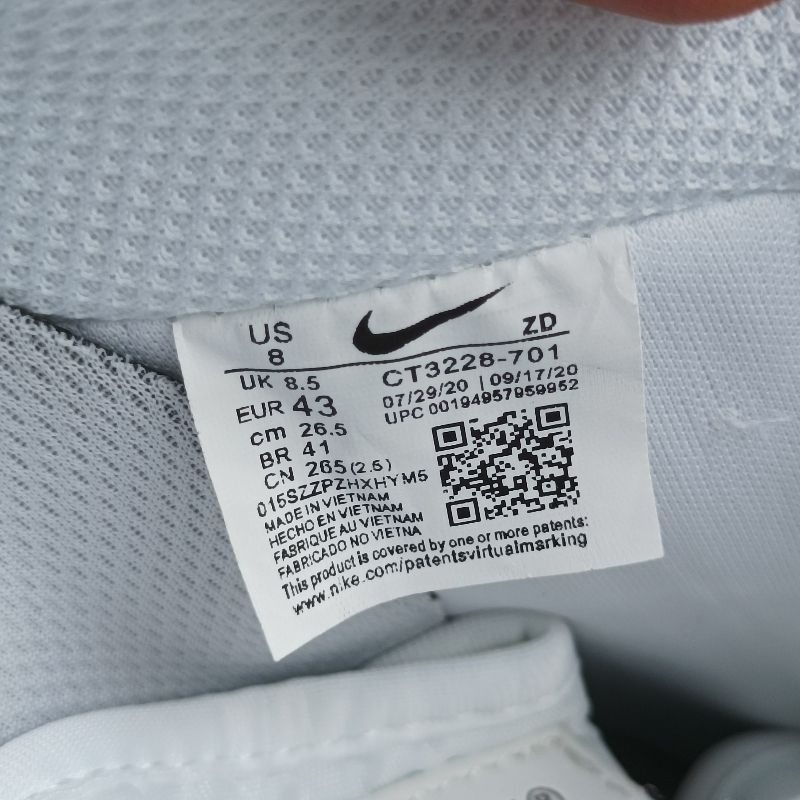 Nike Casual Sneakers Pria silver white, foto 6
