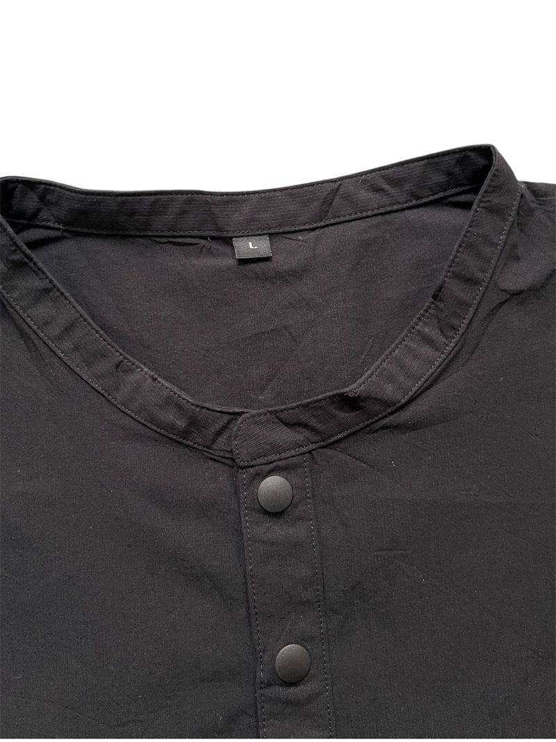 Muji Japan Mandarin Collar Tech Shirt, foto 3