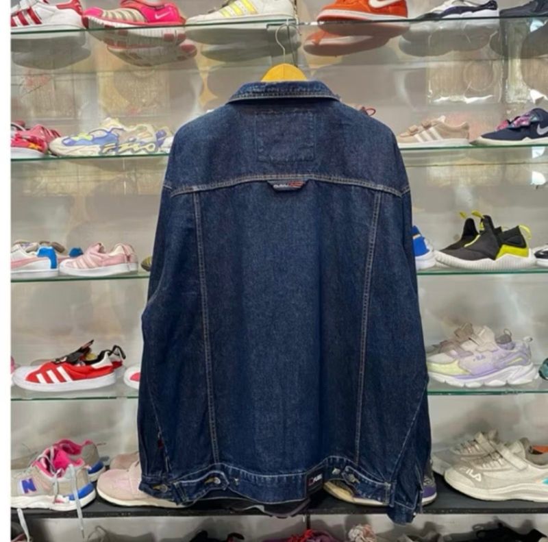 Fubu jacket denim ziper dark navy, foto 2