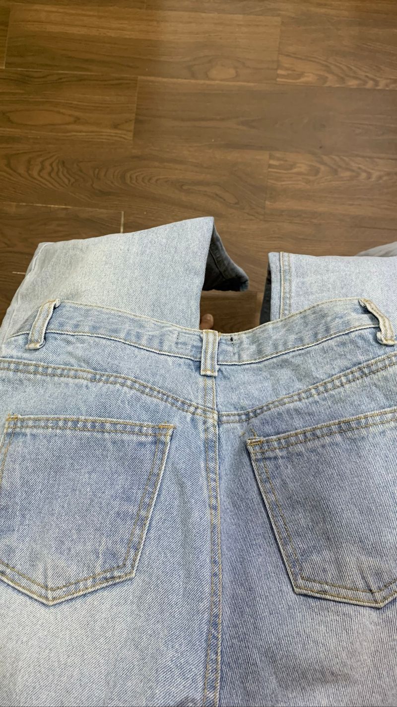 NINETEEN NINET WIDE LEG JEANS TEBAL, foto 6