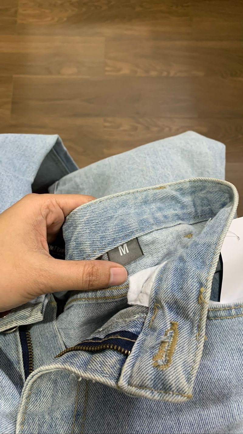 NINETEEN NINET WIDE LEG JEANS TEBAL, foto 4