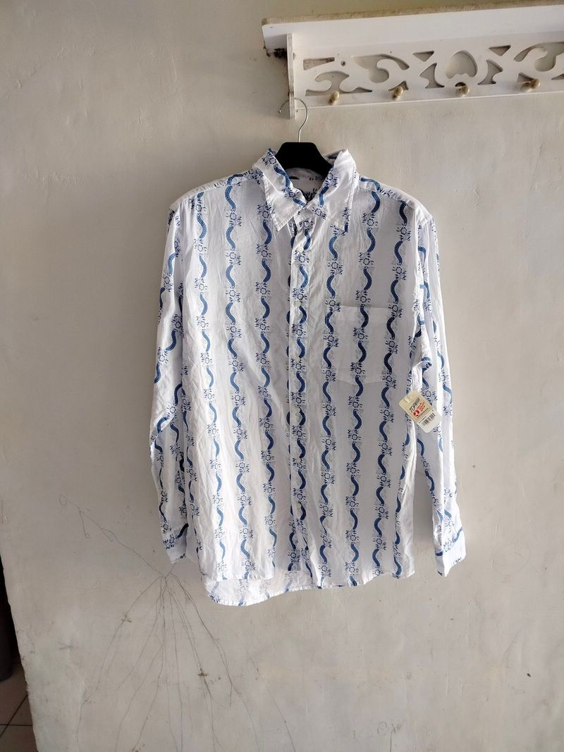 kemeja motif topman branded SIZE M, foto 2