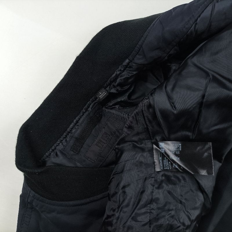 Uniqlo Casual Bomber jacket Pria black, foto 5
