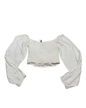 Crop Top Off Shoulder Colorbox