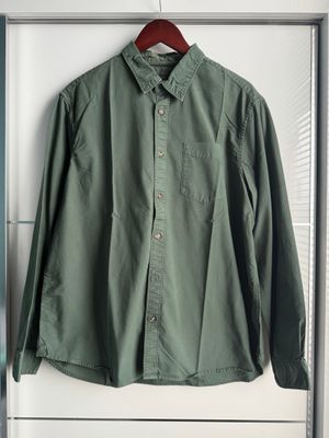 Marks & Spencer Pure Cotton Oxford Shirt Dark Green