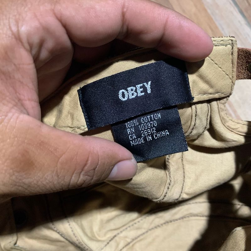Vintage Y2K Obey Skull Fatrol Cap, foto 4