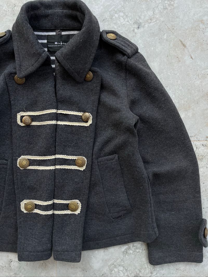 Archive Dark Gray Napoleon Style Jacket, foto 3