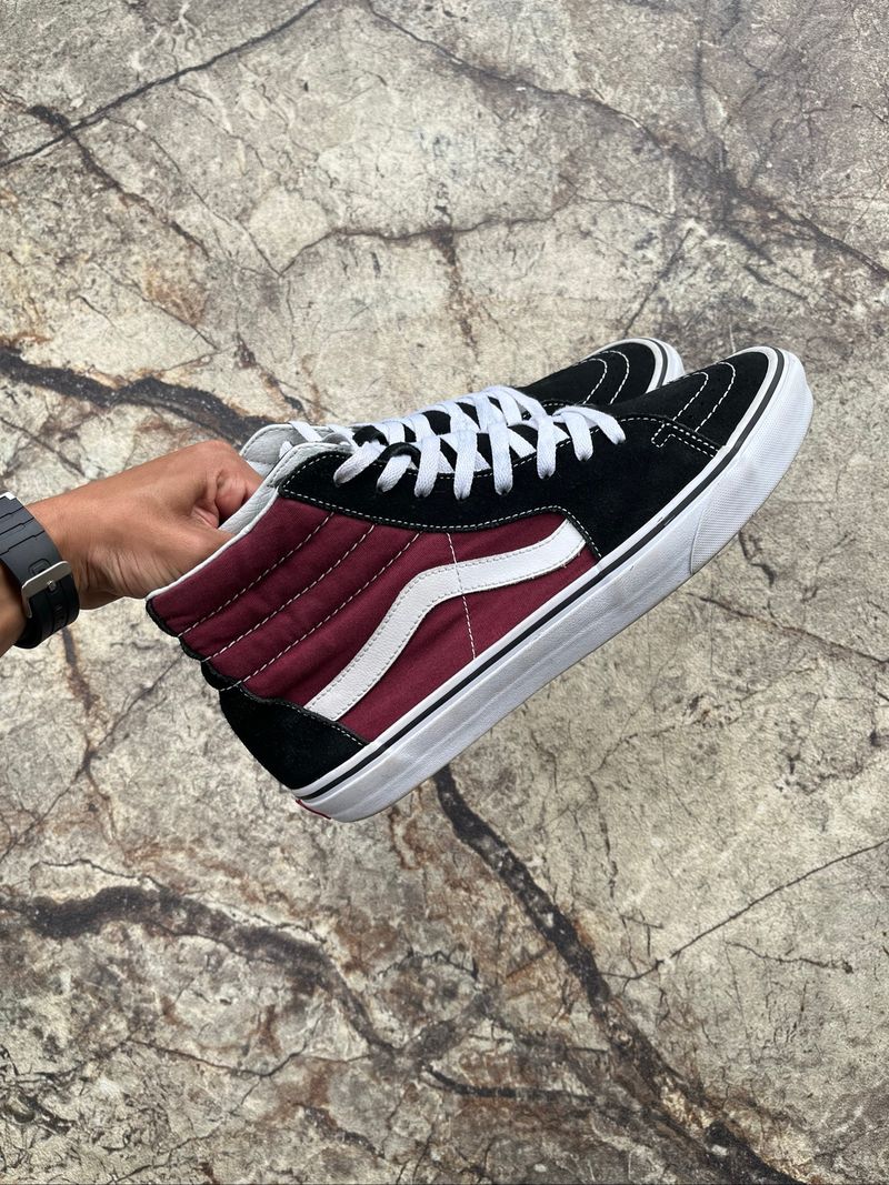 Vans Sk8-Hi Black Maroon, foto 4