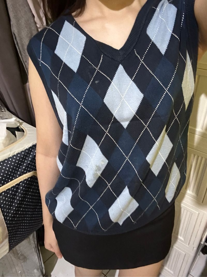 vest navy ketupat, foto 3
